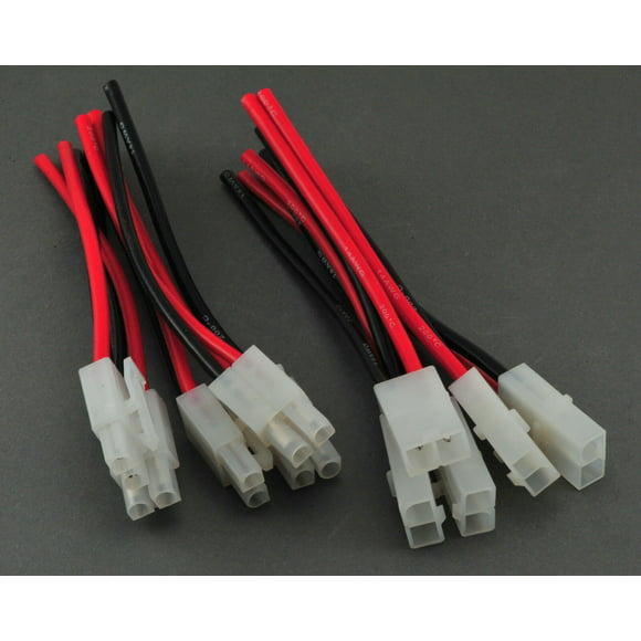 2 x RC Pairs Male Female Tamiya Battery Connector 14awg 10cm Wire